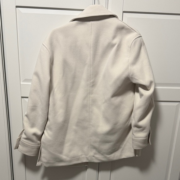 H&M Cream Utility Jacket with Button Front - Picture 3 of 3